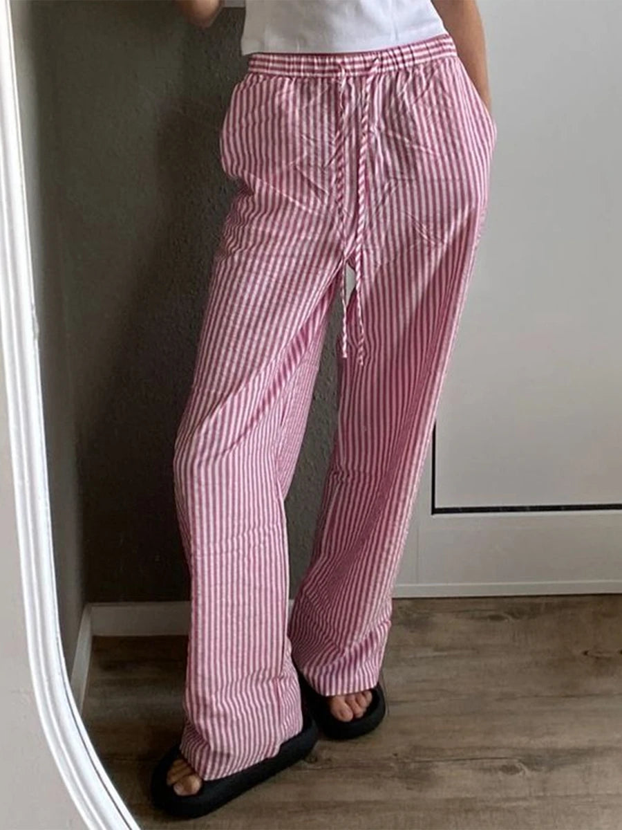 Women'S Stripe Print Pants