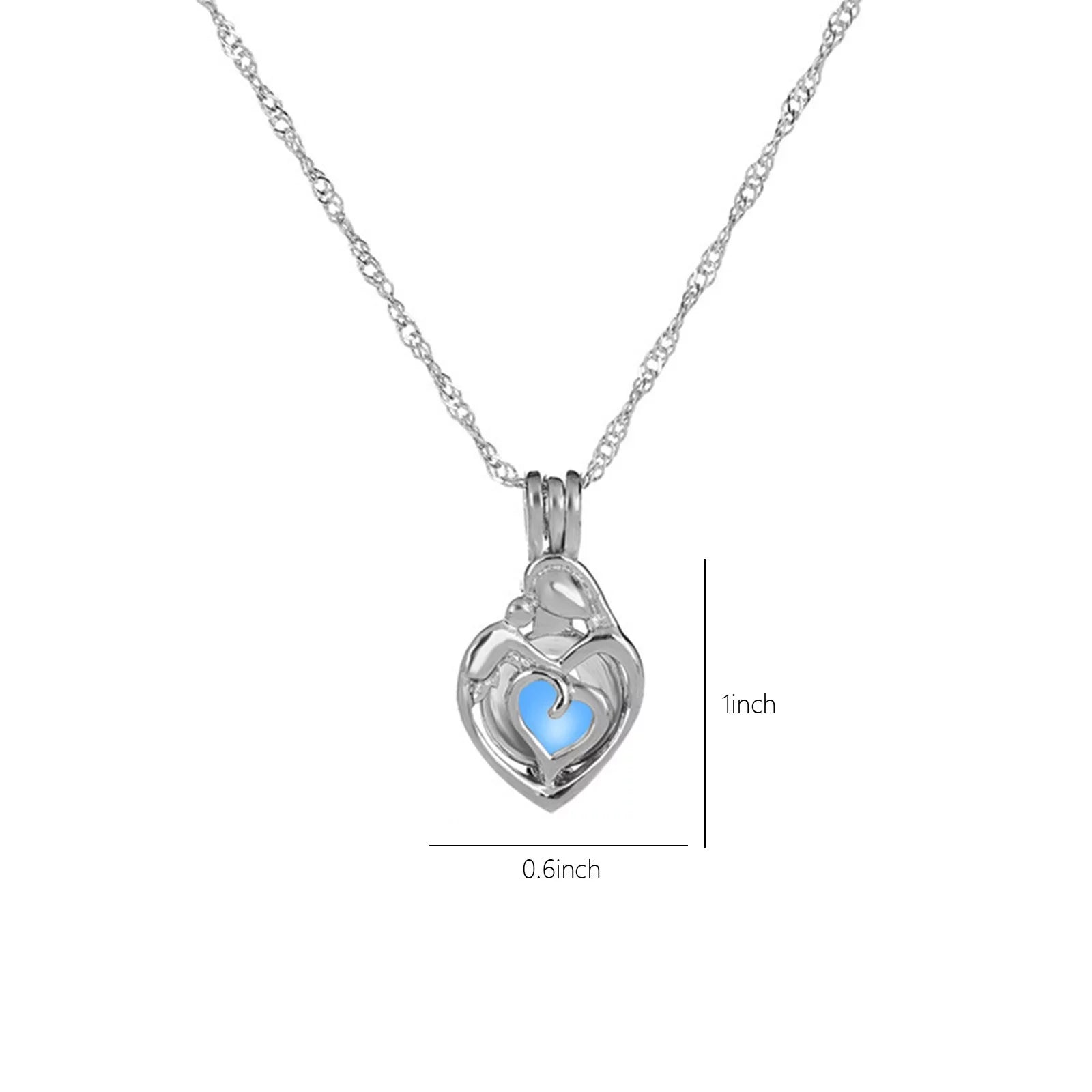 Mother Day Necklace from Daughter Mom Birthday Gift Necklace for Mom Daughter Gifts Best Gifts for Women,Sterling Silver Mom Grandma Necklace